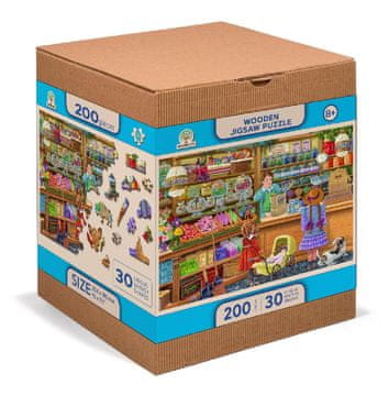 Wooden city Lesena sestavljanka Sladka pustolovščina 2v1, 200 kosov ECO