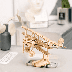 Robotime Rolife 3D lesena sestavljanka Letalo 145 kosov