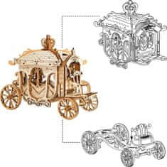 Robotime Rolife 3D lesena sestavljanka Classic Carriage 92 kosov
