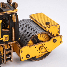 Robotime Rokr 3D lesena sestavljanka Cestni valjar 149 kosov