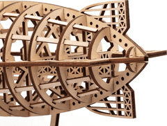 Robotime Rokr 3D lesena sestavljanka Zračna ladja 229 kosov