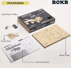 Robotime Rokr 3D lesena sestavljanka Planetary Rover Navitas Rover na sončno energijo 252 kosov