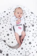 NEW BABY Univerzalni vzglavnik za dojenje v obliki C Pets bele barve