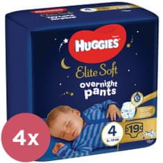 Huggies 4x Elite Soft Pants OVN plenice za enkratno uporabo 4 (9-14 kg) 19 kosov