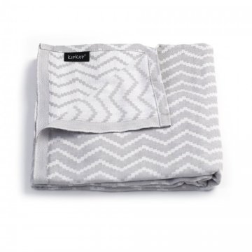 KipKep muslinska brisača BLENKER L 170x100cm Silver Grey