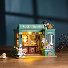 Robotime Rolife DIY House: Alicina čajnica z razsvetljavo LED