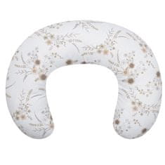 NEW BABY Nursing Pillow Cover Flowers White