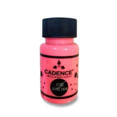 Cadence Akrilne barve Premium, 50 ml, svetleče v temi - oranžne