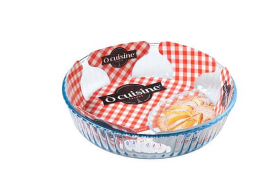 OCuisine Pekač za torte 26x6cm/2,1L, steklo