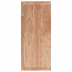 Vidaxl Stenska omarica 42x18x42 cm trdna orehovina