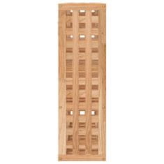 Vidaxl Stenska polica 49x15x49 cm trdna orehovina