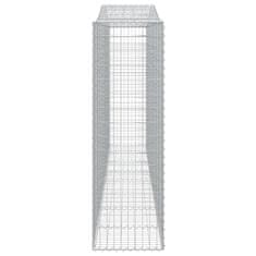 Vidaxl Obokane gabion košare 25kosov 400x50x160/180cm pocinkano železo