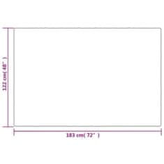 Vidaxl Obtežena odeja s prevleko siva 122x183 cm 5 kg blago