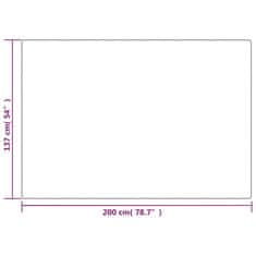 Vidaxl Obtežena odeja s prevleko siva 137x200 cm 6 kg blago