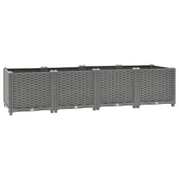 Vidaxl vidaXL Dvignjeno korito za gredice, 160 x 40 x 38 cm, polipropilen
