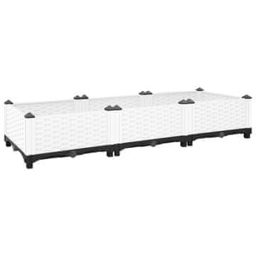 Vidaxl vidaXL Dvignjeno korito za gredice, 120 x 40 x 23 cm, polipropilen
