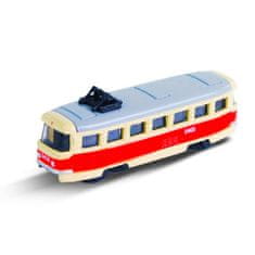 Kovinski češki retro tramvaj mini 8,5 cm