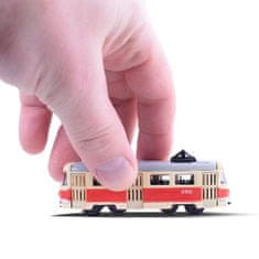 Kovinski češki retro tramvaj mini 8,5 cm