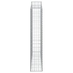 Vidaxl Obokane gabion košare 15kosov 200x30x160/180cm pocinkano železo