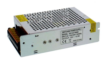 Well Napajalnik IP20, ind. kovi.ohišje 12V - 12,5A - 150W, 1 izvod