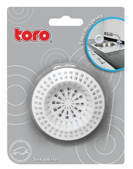 Toro Plastično sito za umivalnik 2 kosa, premer 7 cm