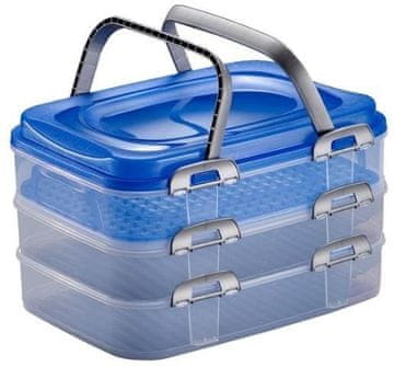 Škatla za hrano PIKNIK TRIO 40x30x25cm