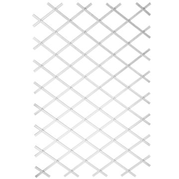 shumee Nature Oporna mreža za rastline 100x200 cm PVC bele barve 6040701