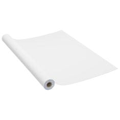 Vidaxl Samolepilna folija za pohištvo 2 kosa bela 500x90 cm PVC