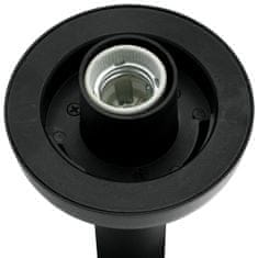 LUMILED Vrtna svetilka E27 črna stebrička OVALIS 100cm