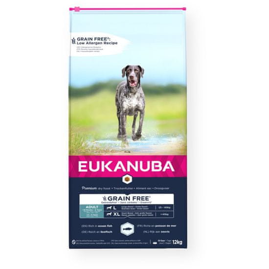Eukanuba EUKANUBA Grain Free Large Breed - suha hrana za pse - 12 kg