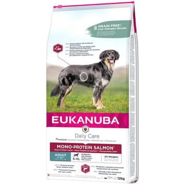 Eukanuba EUKANUBA Daily Care Adult Mono Protein Salmon - suha hrana za pse - 12 kg