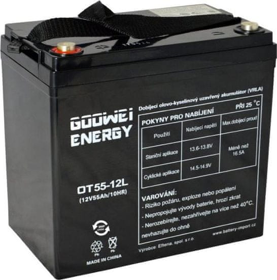 GOOWEI ENERGY Rezervna baterija VRLA GEL 12V/55Ah (OTL55-12)