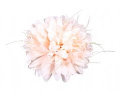 Chrysanthemum Blossom Dekoracija umetna svetloba oranžna 14cm