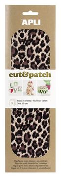 Apli Papir Cut&amp;Patch 30 x 50 cm - Leopard 3 kosi