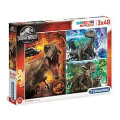 Clementoni Puzzle Supercolor - Jurski park 3x48 kosov