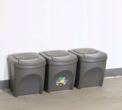 Prosperplast 3x 25L koš za ločevanje odpadkov