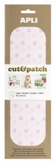 Apli Papir Cut&Patch 30 x 50 cm - Stars pink pastel 3 kosi