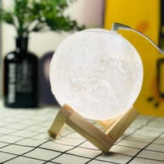 hurtnet LED 3D luna vlažilec zraka difuzor 880ml touch