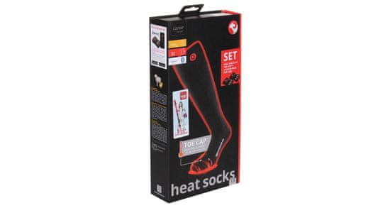 Lenz Heat Sock 4.0 Set ogrevanih nogavic črne L