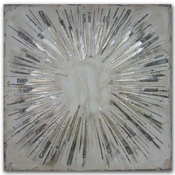 LAALU.cz Ročno poslikana slika 100 x 100 cm