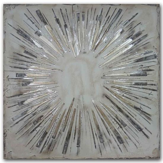 LAALU.cz Ročno poslikana slika 100 x 100 cm