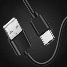 Severno Kabel USB z USB tipa C, črn