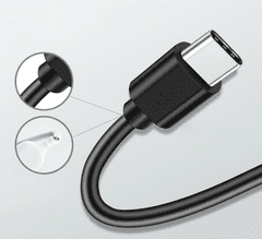 Severno Kabel USB z USB tipa C, črn
