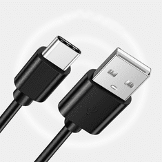 Severno Kabel USB z USB tipa C, črn