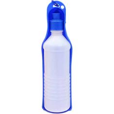 Mersjo Prenosna steklenička za vodo za živali modra 250 ml