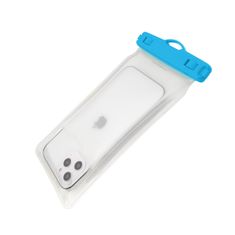FIXED Float vodoodporna lebdeča torbica za mobilni telefon s kakovostnim sistemom zaklepanja in certifikatom, modra (IPX8 FIXFLT-BL)