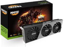 inno3D GeForce RTX 4070Ti X3 grafična kartica, 12 GB (N407T3-126X-186148N)