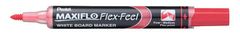 Pentel Maxiflo Flex-Feel marker za bele table - rdeč