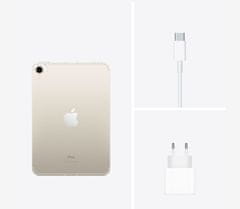 Apple iPad mini 6 tablični računalnik, Cellular, 64 GB, Starlight (mk8c3hc/a)