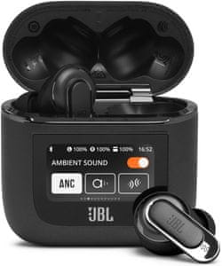 sodobne brezžične slušalke bluetooth 5.3 jbl tour pro 2 anc tehnologija odličen jbl zvok google hiter par jbl slušalk zavedanje glasu